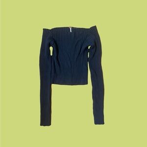 NWOT Free People Madeline Off The Shoulder Sweater